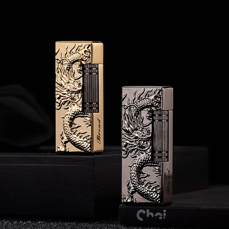 Grinding Wheel Side Slide Tilt Flame Butane Gas Lighter, High Quality