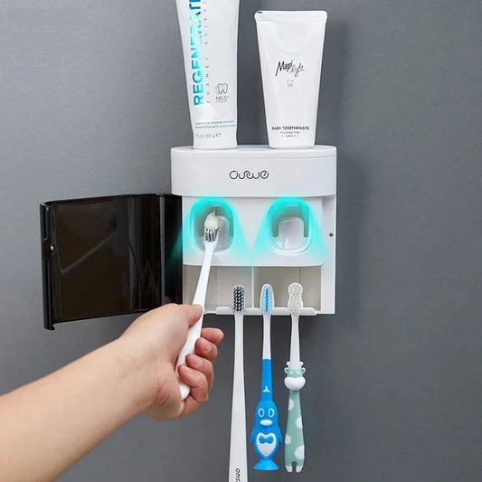 Wall Mounted Automatic Toothpaste Squeezer Toothpaste Dispenser